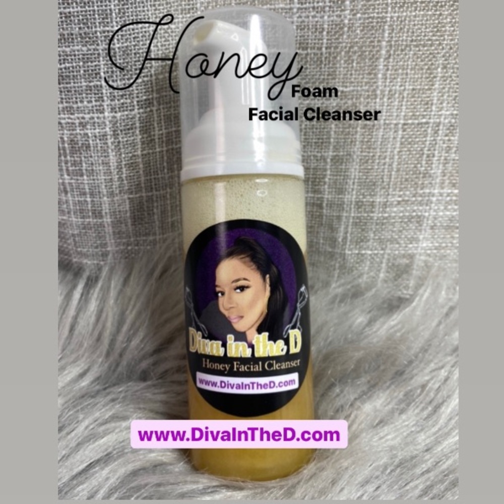 2oz Foam Honey Facial Cleanser